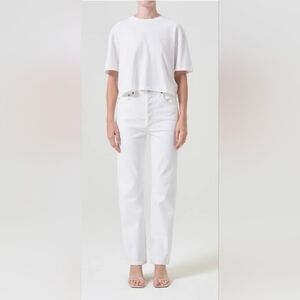 **NWT** AGOLDE 90's Pinch Waist High-rise Jean / Marshmellow / Sz 26